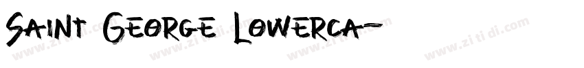 Saint George Lowerca字体转换